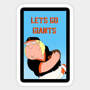 Lets Go Giants Sticker